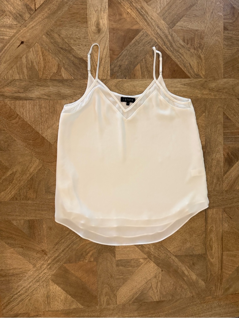 1.STATE Chiffon Inset Tank